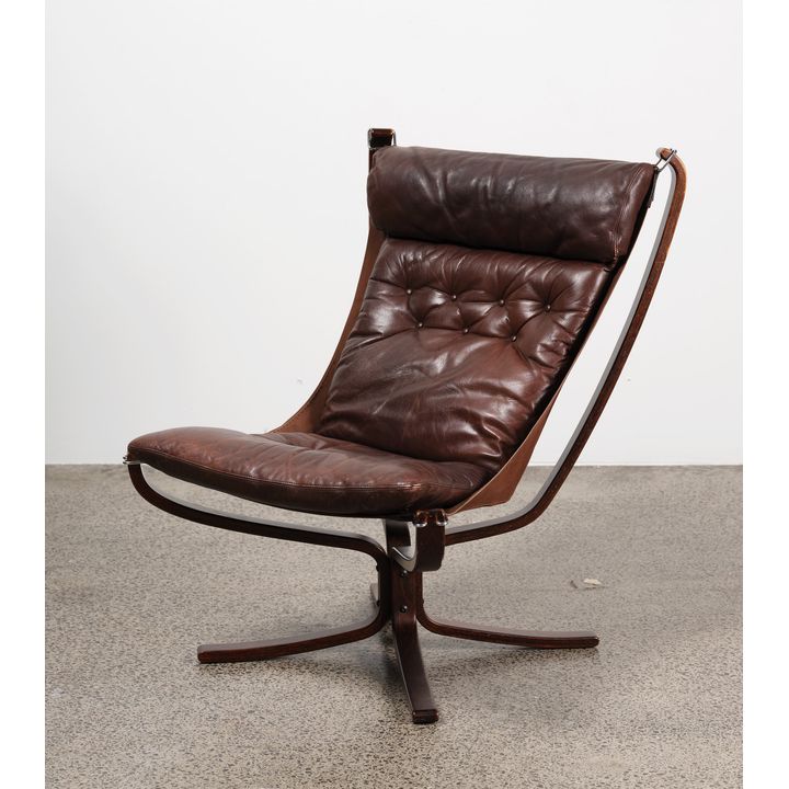 Sigurd Resell (Norway, 1920 - 2010) for Vatne Mobler of Norway - Highback ‘Falcon’ chair