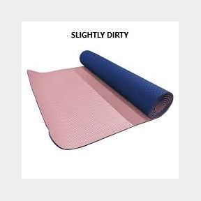 Volkano Active Non-Slip 5mm Thick TPE Yoga Mat - Pink-SLIGHTLY DIRTY-51484/4831 | (D) AS B6 (S6)