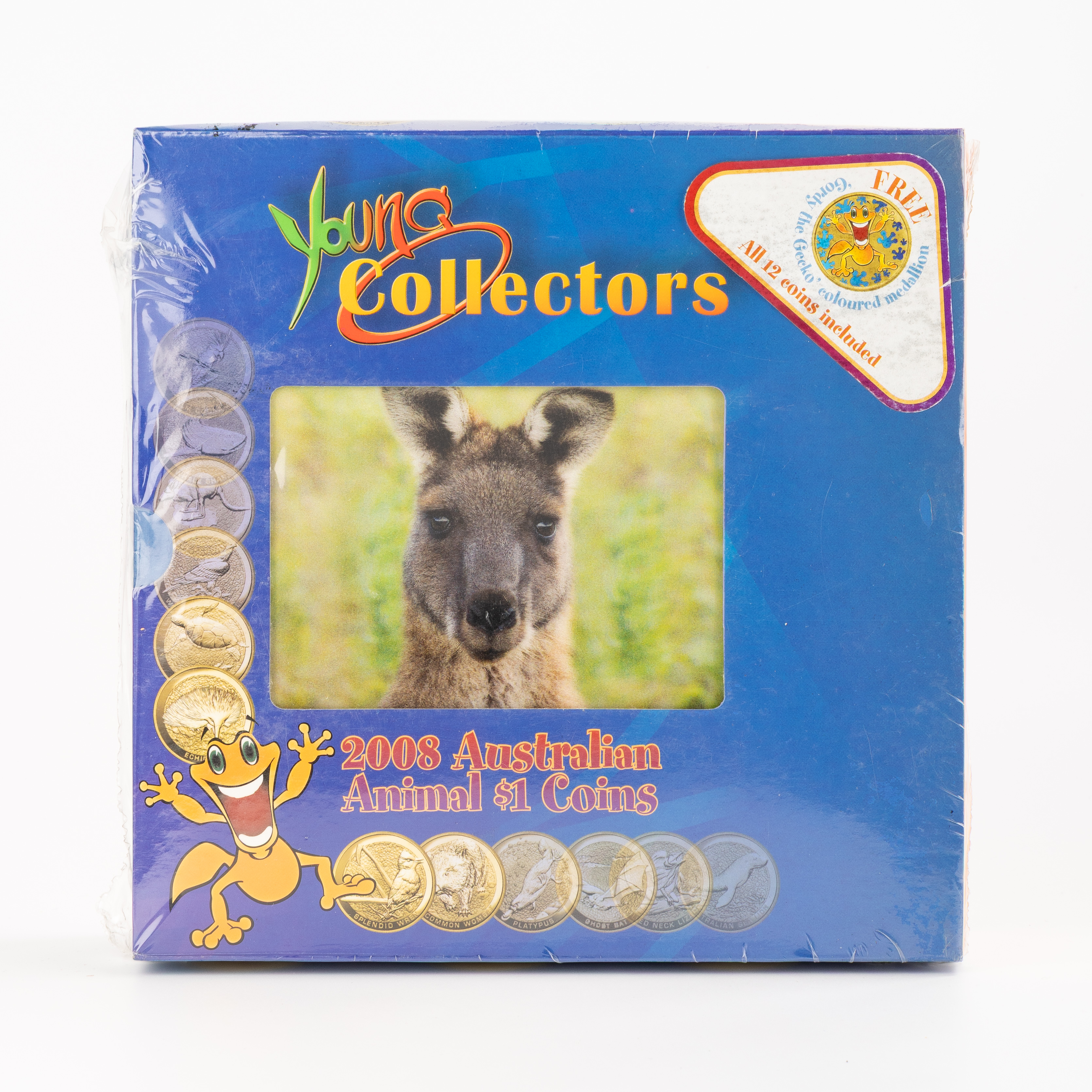 10 · Young Collectors - Australian Animals, One Dollar, 2008,  UNC