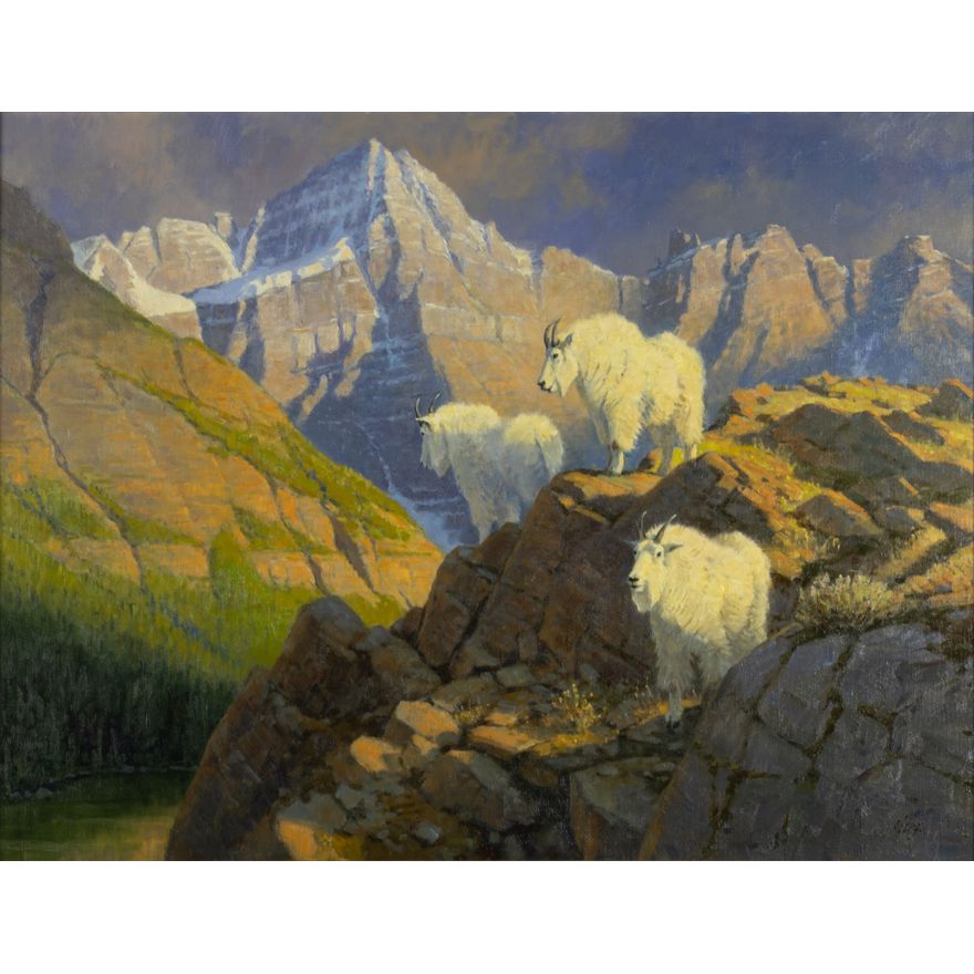 Ralph Oberg (1950- ): Mountain Goats