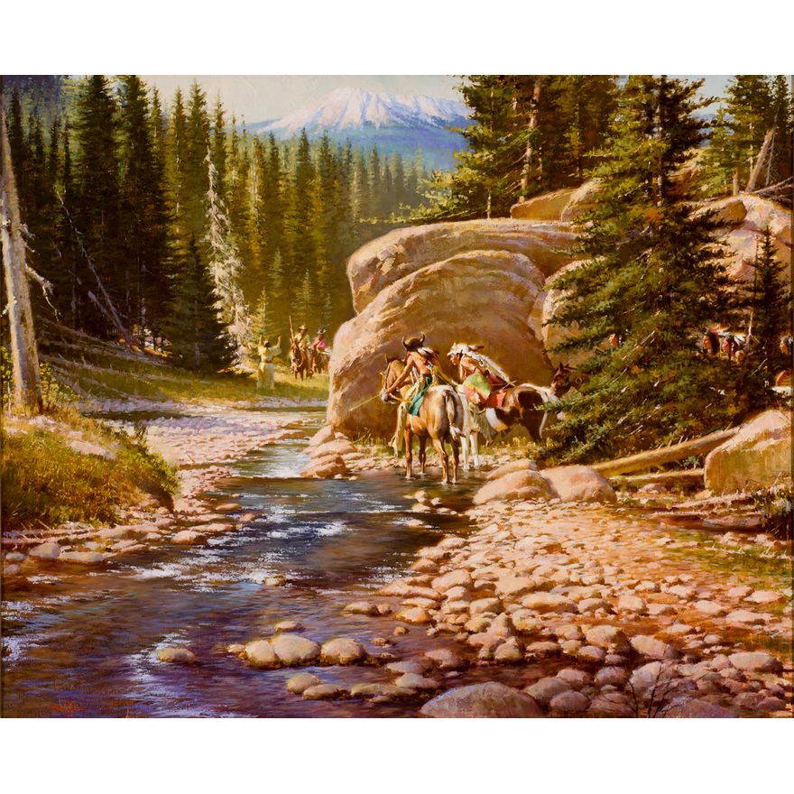 Stan Davis (1942- ), Ambush at Medicine Creek