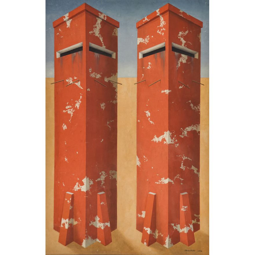 Charles Krafft ''No News from Tartary'' 1988 Acrylic