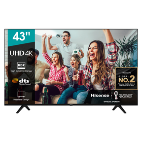 Hisense 43'' A6G UHD Smart TV with HDR + Bluetooth|