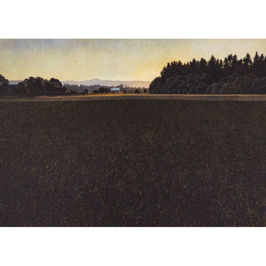 Robert Weller ''Logie Farm in Summer'' Acrylic