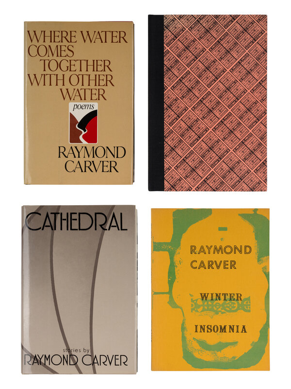 CARVER, Raymond. A group of 4 FIRST EDITIONS, SOME SIGNED, comprising: 