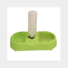 UrbanPets - Double Dog Cat Bowls Feeder -51465/260 B4 (S3)