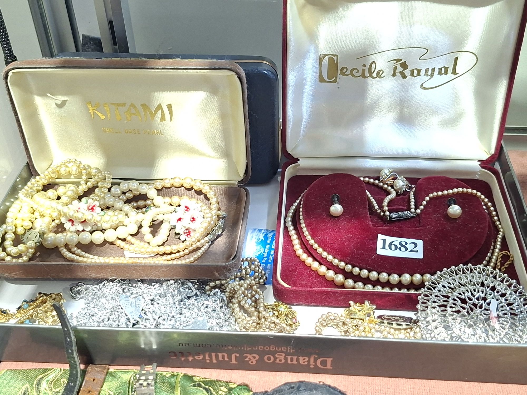 Two Suites Of Diamante Costume Jewellery