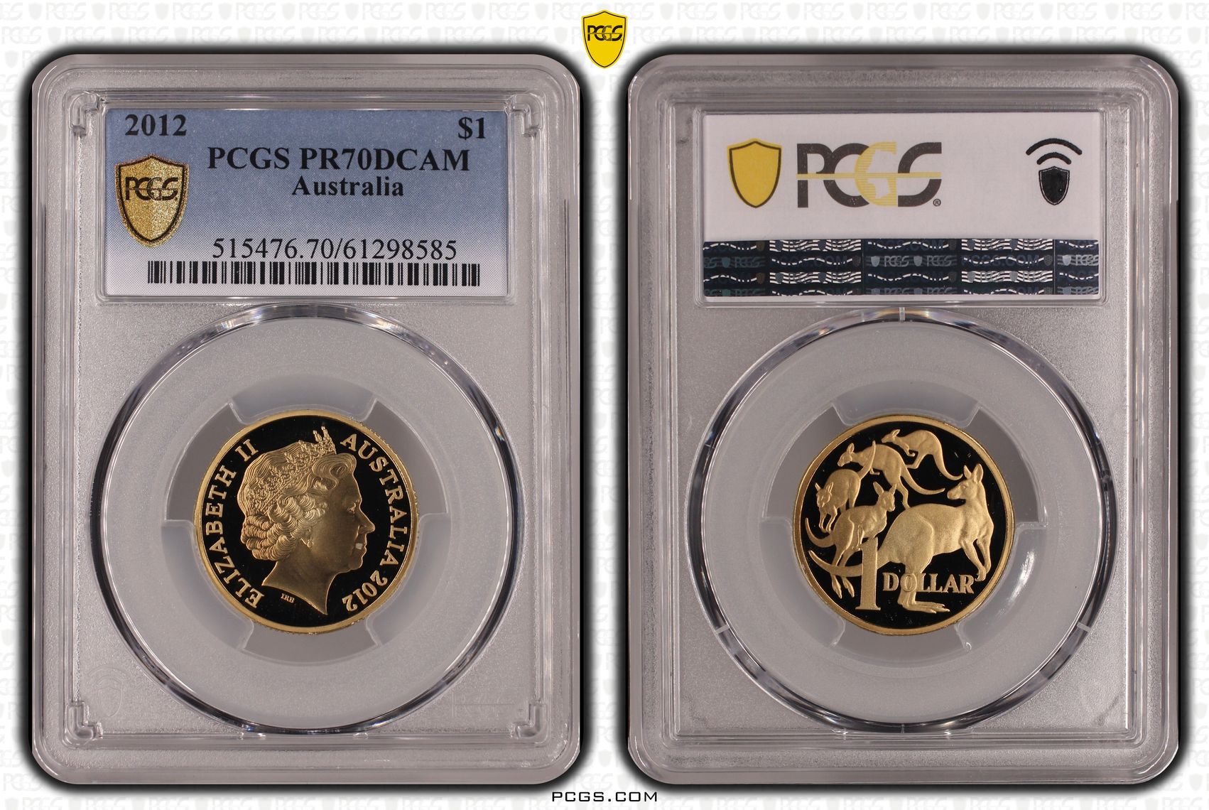 One Dollar, 2012, PR70DCAM