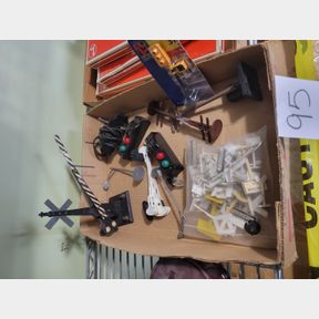 Various Vintage Train Track Controllers and Accessories