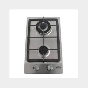 ALVA - 30cm 2 Burner Gas Hob - Stainless Steel - Bar 6003339008819- 51748/20781 AS B3 (S3)