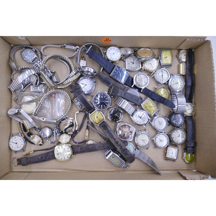 Box Vintage Wrist Watches. Some working.