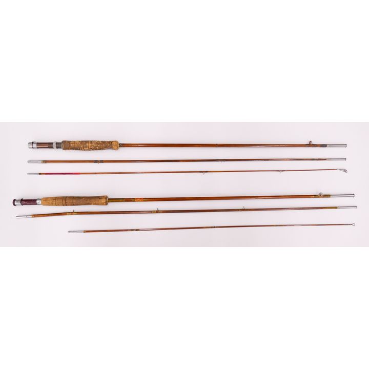2pc South Bend Split Bamboo Fly Fishing Rods. Both 8.5'.