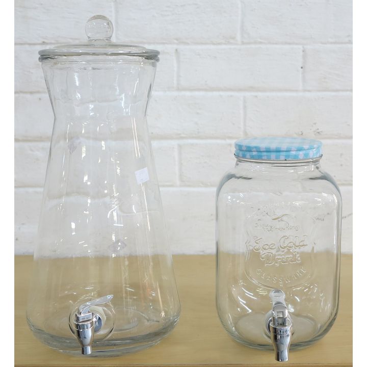 2 GLASS COLD DRINK DISPENSERS