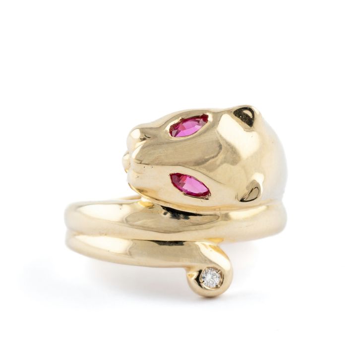 Panther Ring 9ct Gold
