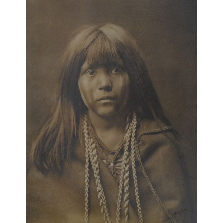 Edward Curtis ''Mosa-Mohave'' (Girl) 1903 Platinum