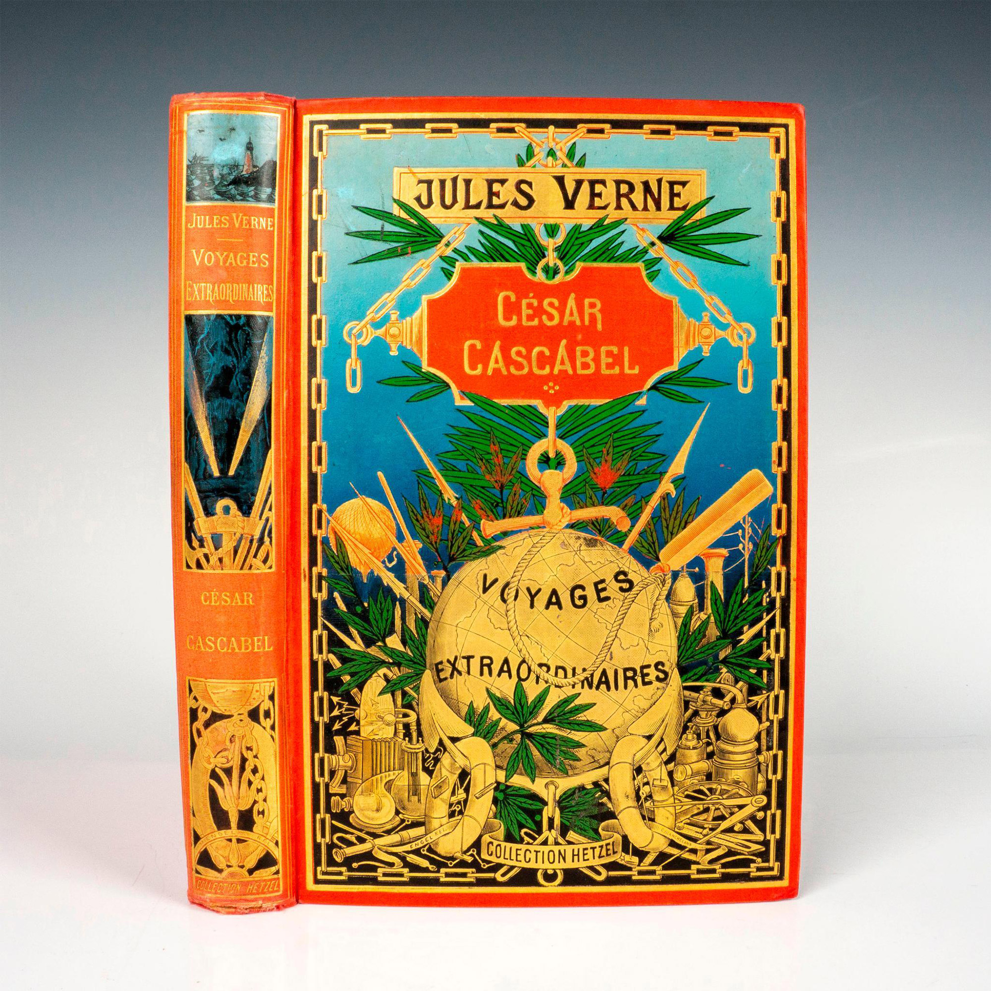 Jules Verne, Cesar Cascabel, French Edition Au Globe Dore