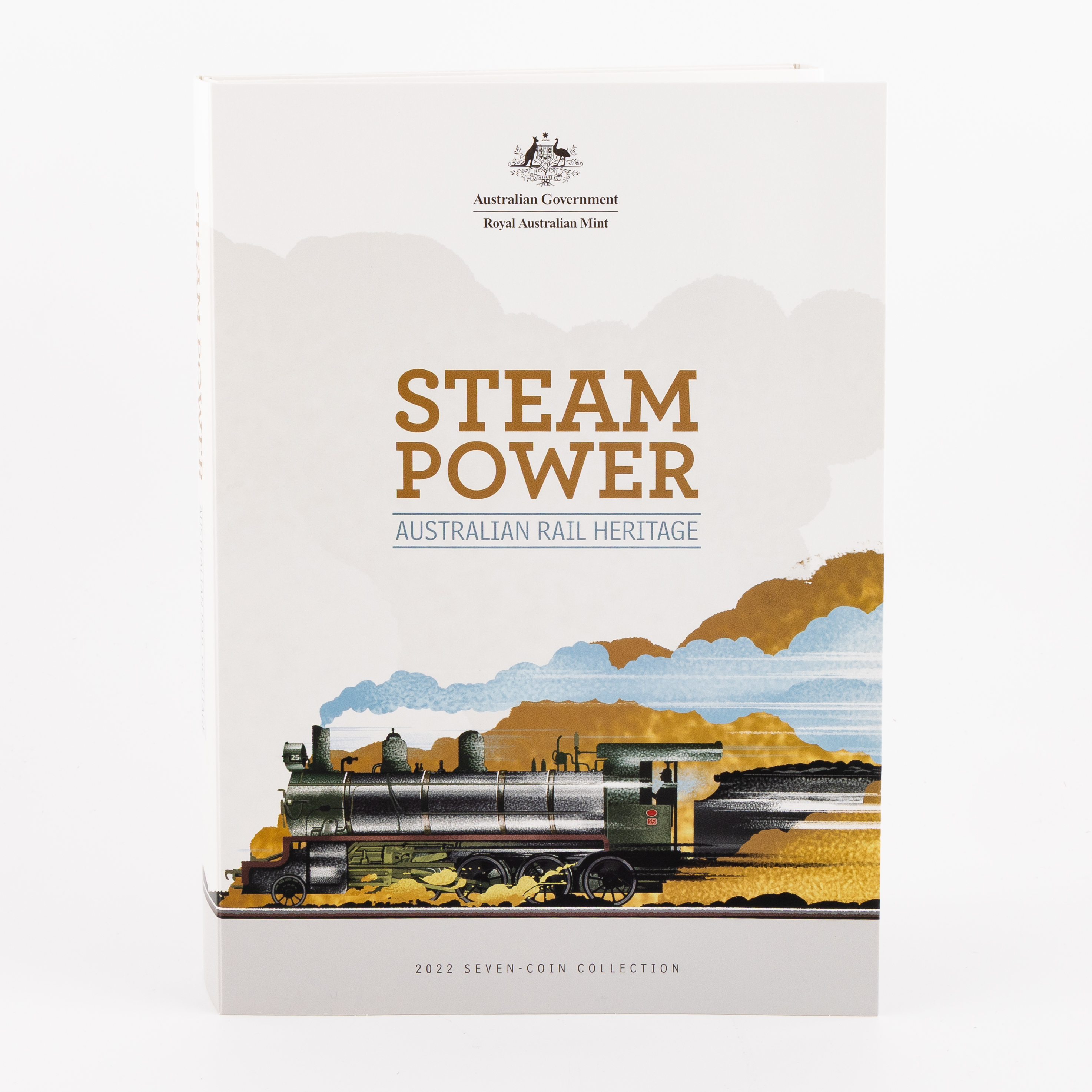 29 · Elizabeth II, RAM - Steam Power Australian Rail Heritage, Fifty Cents, 2022,  UNC