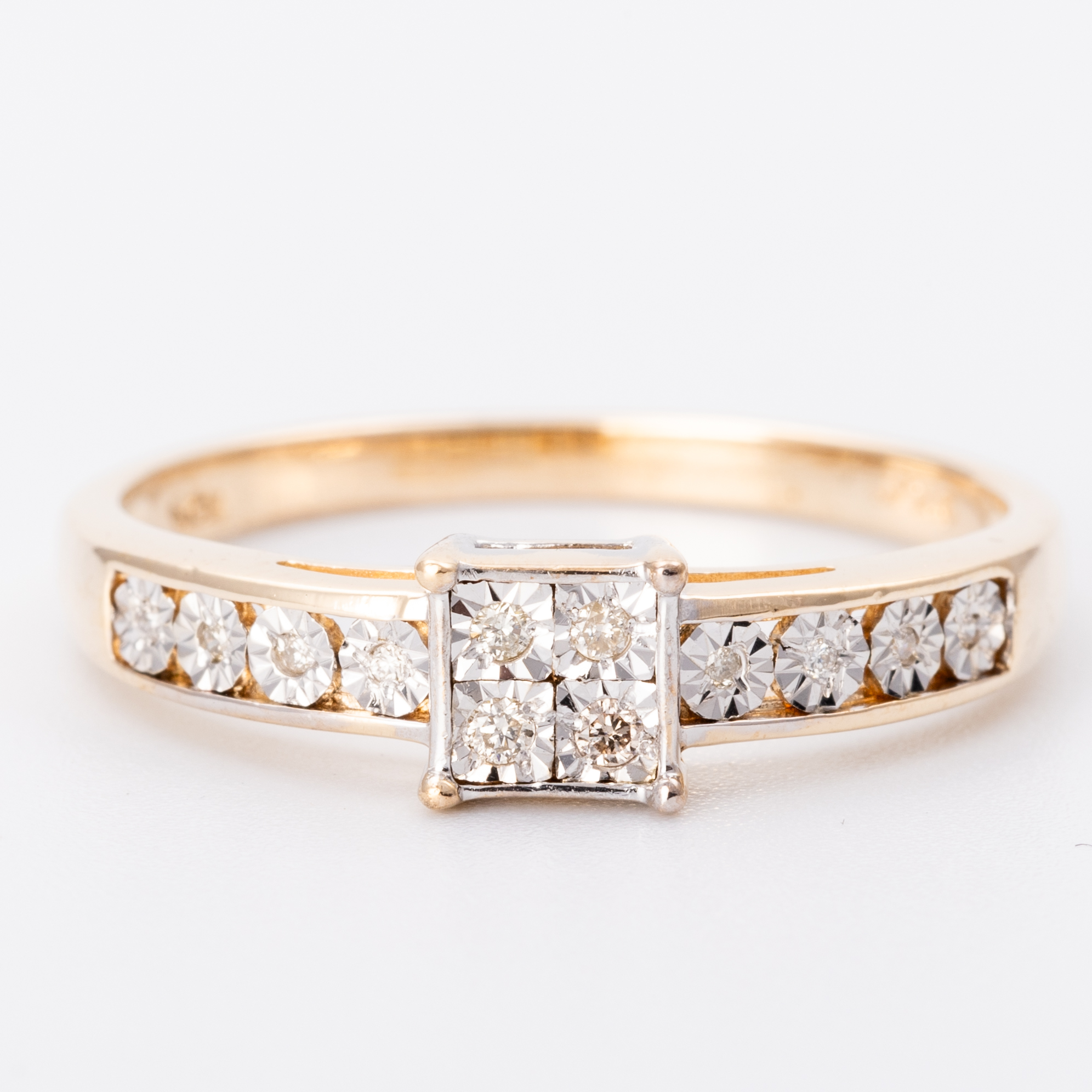 Diamond Dress Ring 9ct Gold