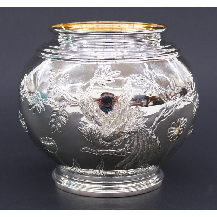 Tiffany & Co. ''Audubon'' Sterling Waste Bowl
