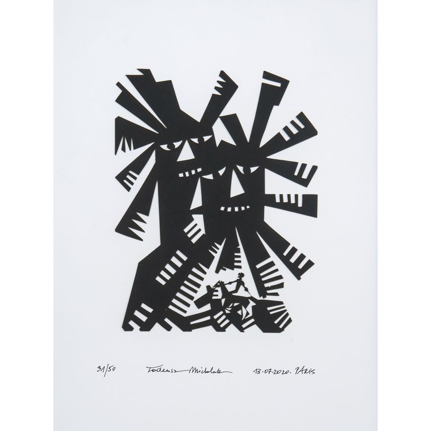 Tadeusz Michaluk | Don Kichot walczy z wiatrakami, 2020 r.
