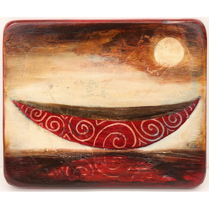 Steve Jensen ''Red Boat for Troy'' Oil