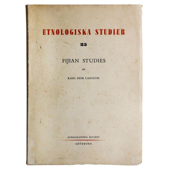 LARSSON, KARL ERIK - Fijian Studies