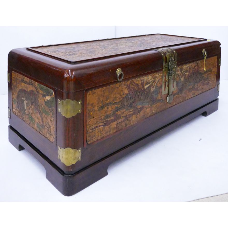 Korean Decorated Dragon Trunk- 17x44x20''