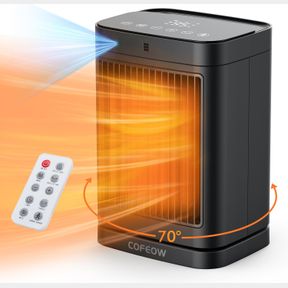 SPACE HEATERS WITH MOTION SENSOR,PORTABLE HEATERS FOR INDOOR USE,ELECTRIC SMALL HEATERS FOR LARGE ROOM BEDROOM OFFICE GARAGE DESK,