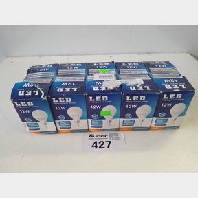 LED GLOBE 12W BAYONET IN PACK OF 10 - COOL WHITE ENERGY SAVER