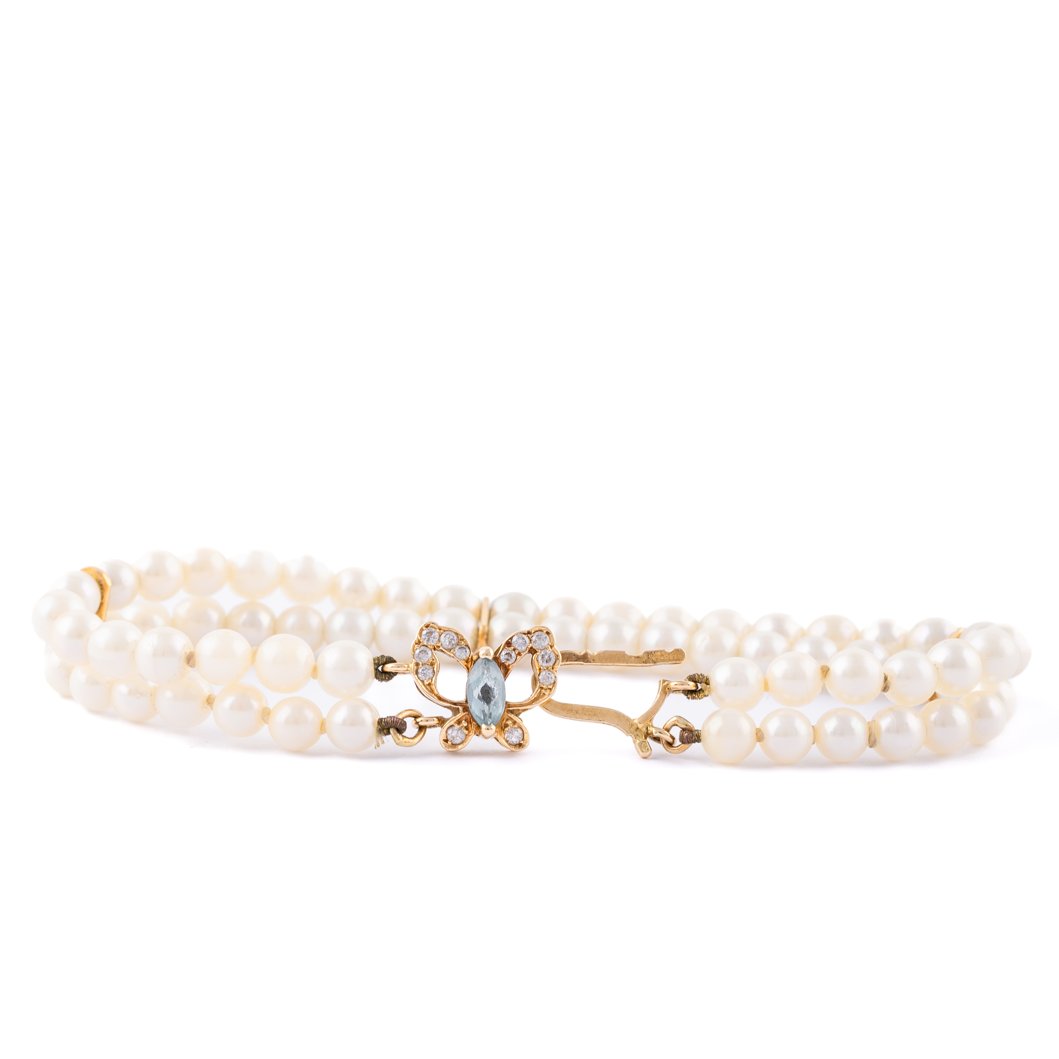Pearls & DIamond Bracelet