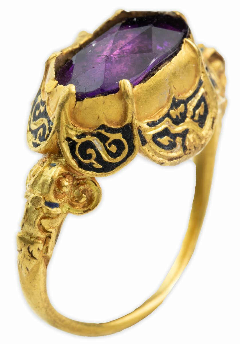 The Broadhembury Ring | A Late Renaissance Amethyst and Enamel Ring (c ...