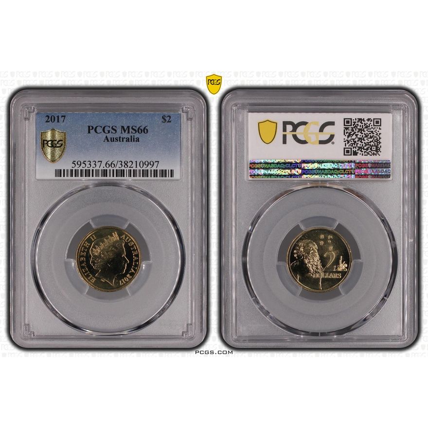 Elizabeth II, Two Dollar, 2017, PCGS MS66