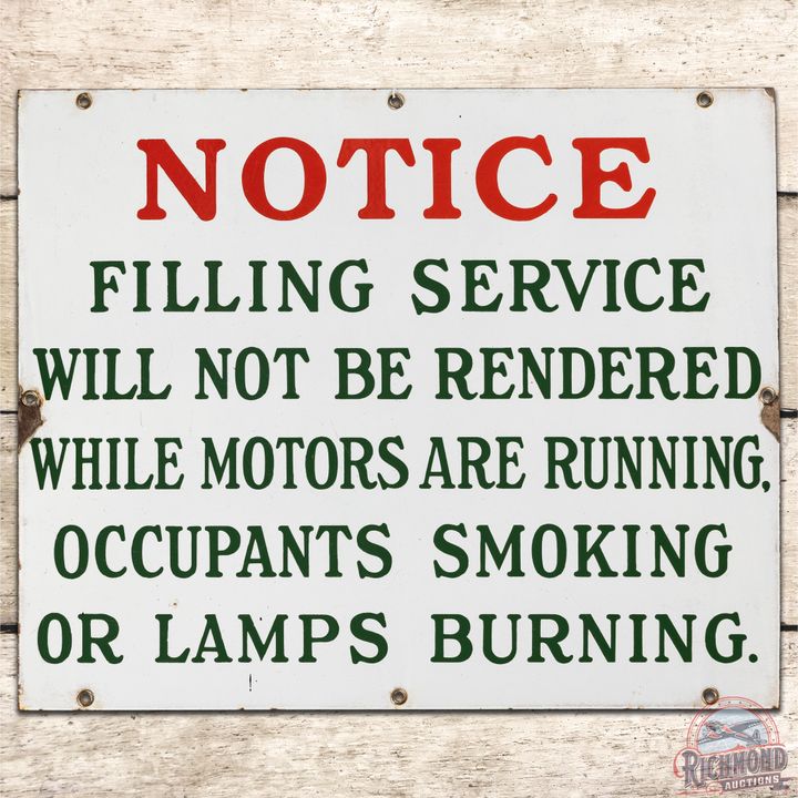 Sinclair Notice Filling Service SSP Sign - 8.75