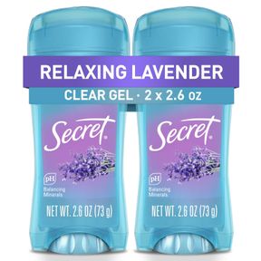 SECRET FRESH ANTIPERSPIRANT AND DEODORANT FOR WOMEN, 48HR FRESHNESS, SWEAT & ODOR PROTECTION, PH BALANCING MINERALS, CLEAR GEL, RE