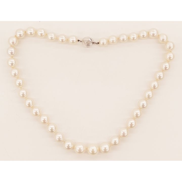 Lady's South Sea Pearl and Diamond 14k Necklace