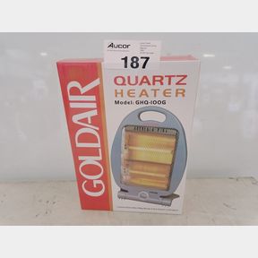 GOLDAIR - 2 BAR QUARTZ HEATER - GREY -GHQ-100G