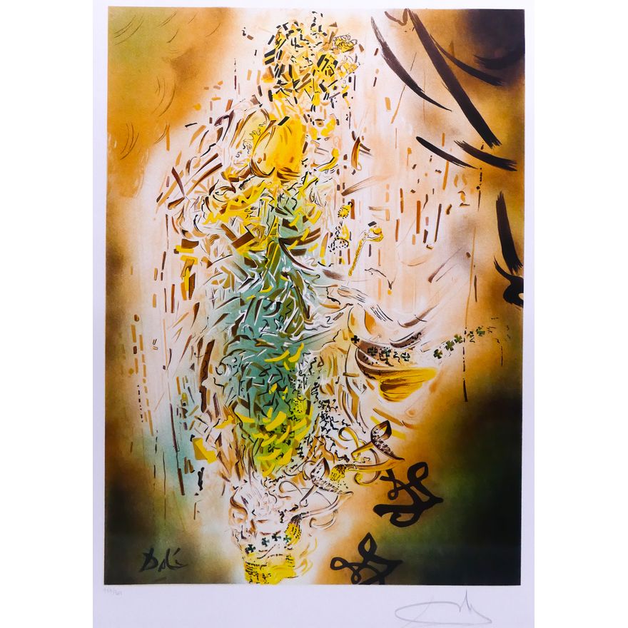 After Salvador Dali 'Exploding Madonna' S/N Lithograph. 1987. Edition 114/300. High Quality Gallery Framing.
