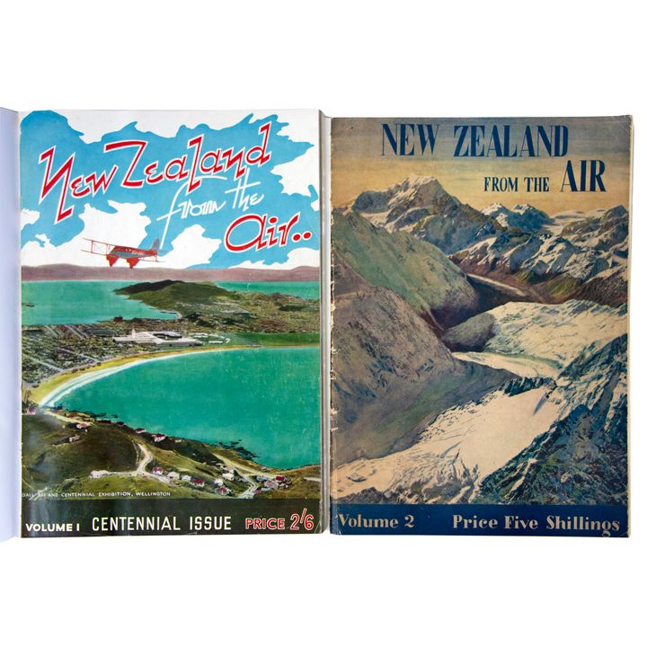 NEW ZEALAND FROM THE AIR., Volume 1 and 2.