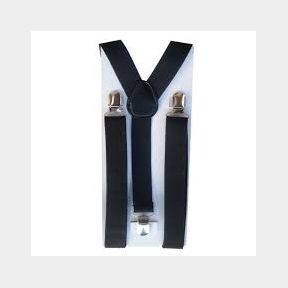 Unisex Suspenders Braces - Midnight Black-50582/15311 B1 (S5)