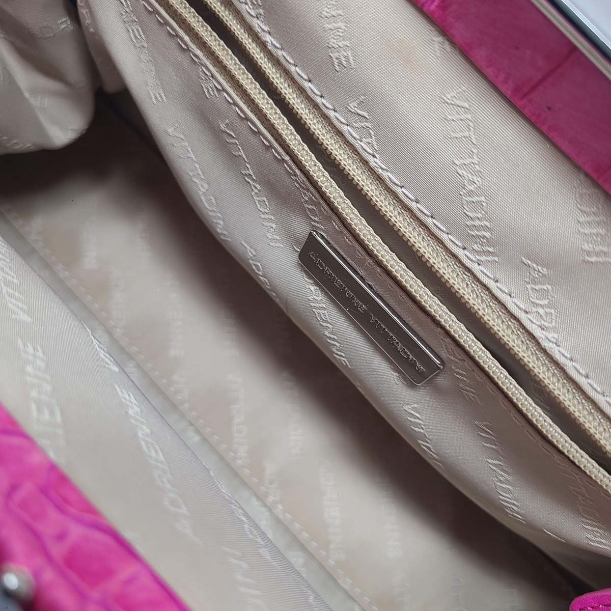 Adrienne Vittadini Pink Zebra Handbag | Armstrong Family Estate 