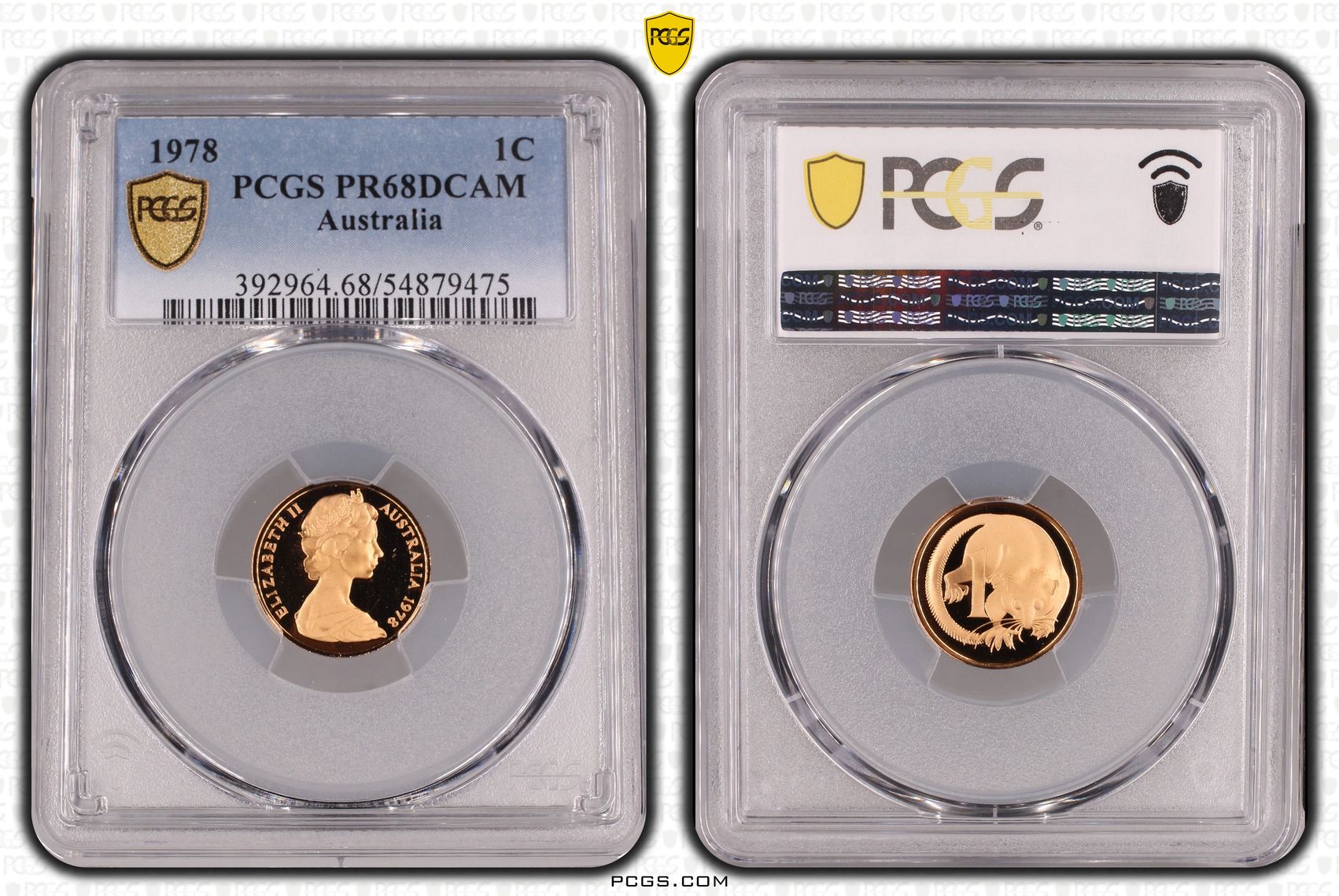 One Cent, 1978, Pcgs Pr68dcam