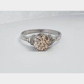 1.560CT DIAMOND IN 18CT WHITE GOLD RING COLOUR S CLARITY SI2 - 51624/33