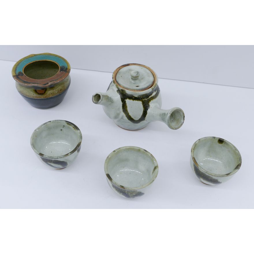 4pc Shoji Hamada Attr. Mingei Ceramics