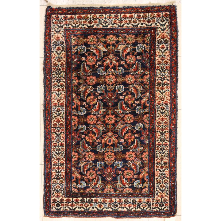 Antique Persian Small Oriental Rug
