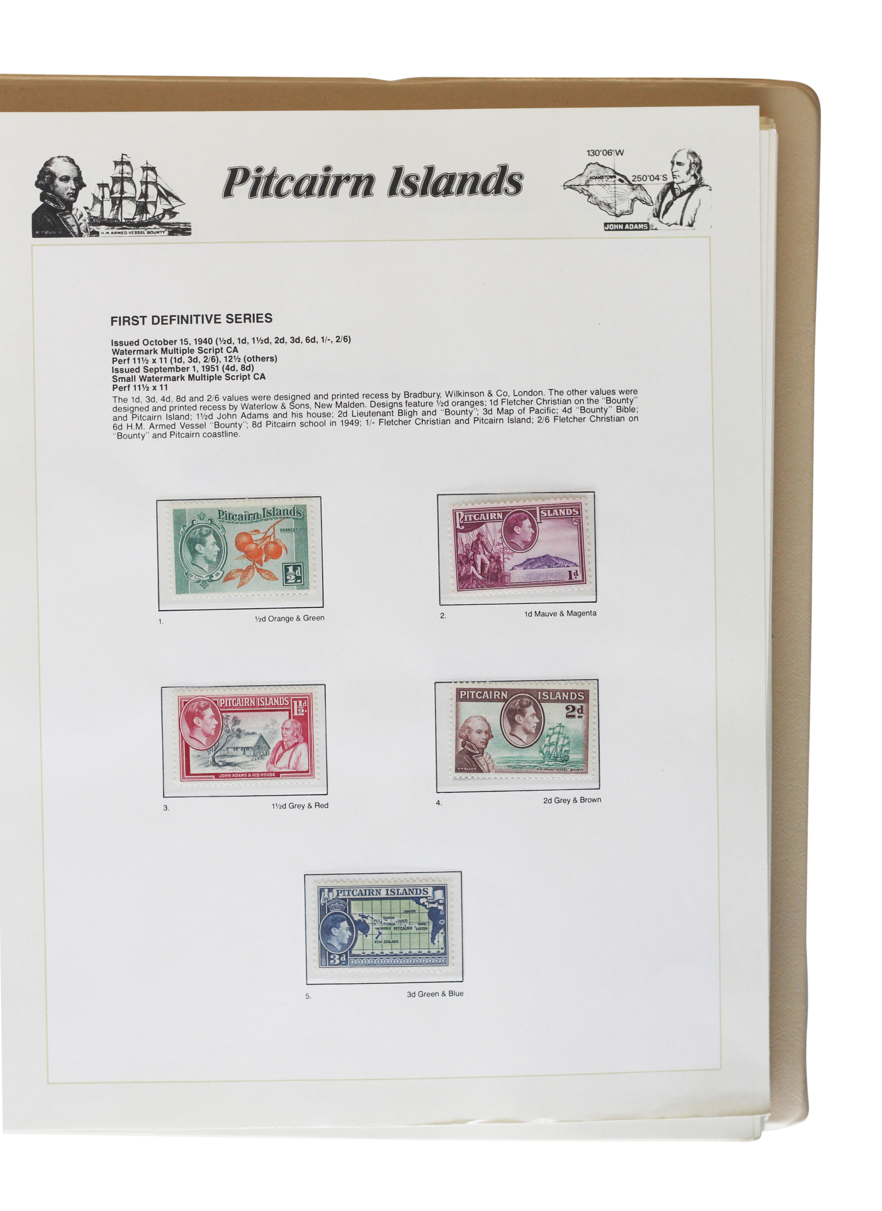 157 · Nauru & Pitcairn Is, Album, UHM