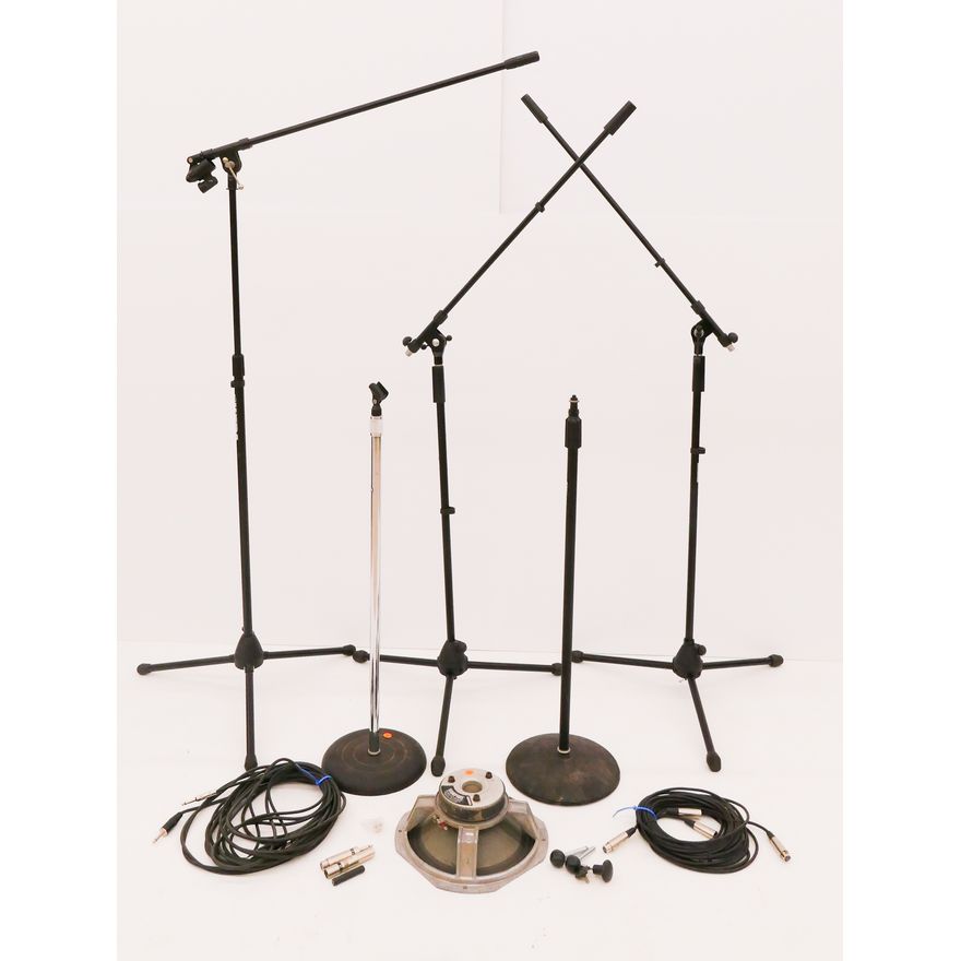 9pc Microphone Stands and Accessories