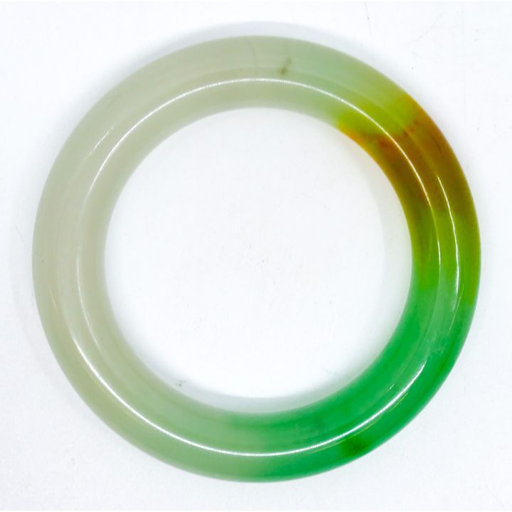Chinese Translucent Jade Bangle 3.25'' Diameter