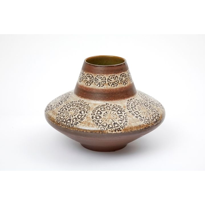 GRAND VASE EN CÉRAMIQUE. XXème siècle