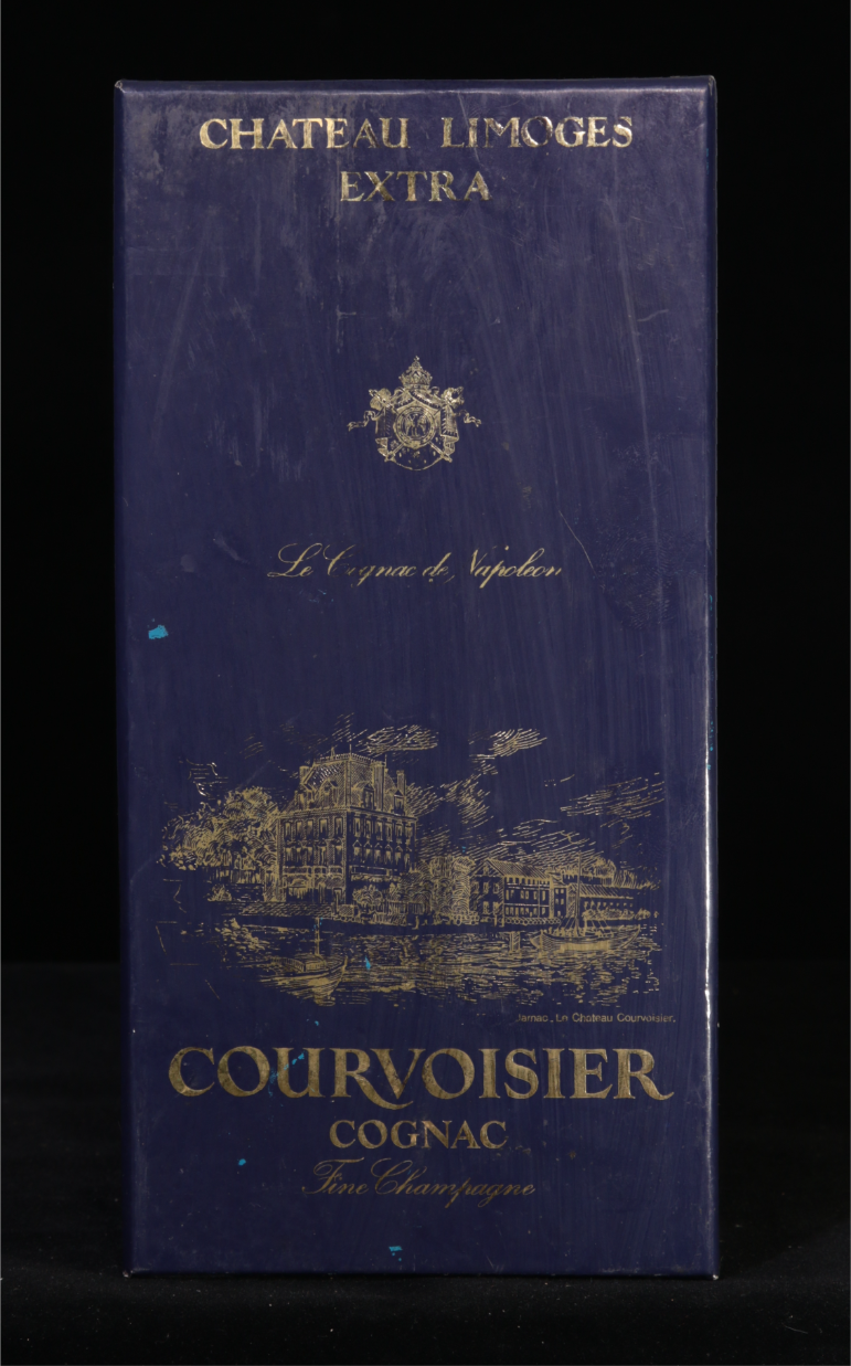 Chateau Limoges Extra Courvoisier Cognac Fine Champagne Porcelain