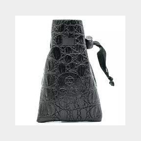 Black Leather Dice Bag DND RPG MTG Skull Bag for Dice Black PU Leather Dungeons and Dragons Games-51672/35602|SJ B1(S4)CB